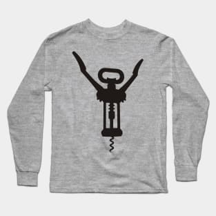 Corkscrew Silhouette Long Sleeve T-Shirt